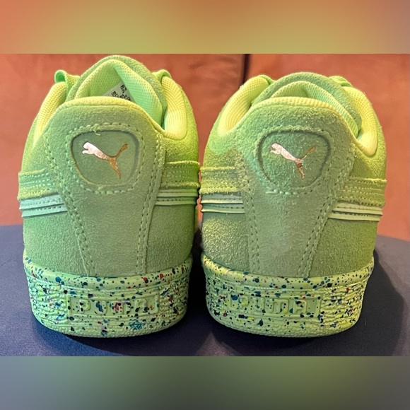 Puma Sneaker| Lime Green w/Confetti Sole| NWOT - Picture 3 of 6